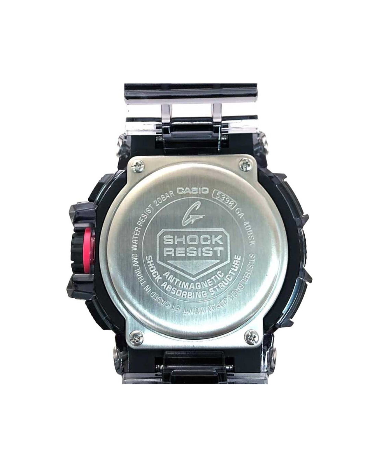 Casio Casio G-Shock GA-400SK-1A4 мужские часы розовый циферблат на запястье