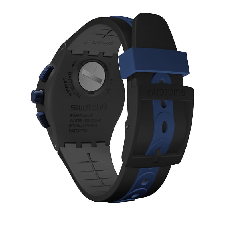 Swatch Swatch Chrono 42 Standard SUSB406  - задняя крышка пластик корпуса, швейцария часы