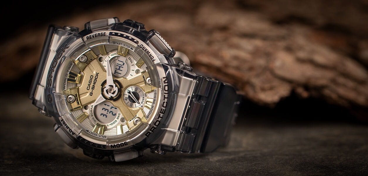 Оригинальные часы Casio Casio G-Shock GMA-S120GS-8ADR (GMA-S120GS-8A) в фирменной упаковке от производителя