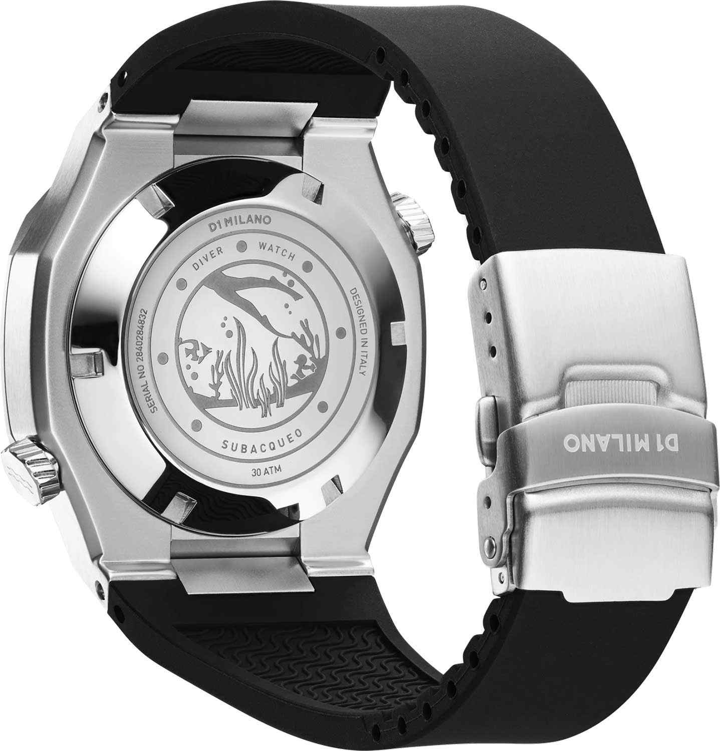 D1 Milano D1 Milano DVRJ02,  италия мужские часы на браслете силикон боковой вид