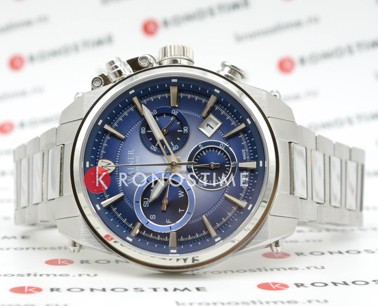 Wainer Wainer Wall Street WA.19200-E , наручные мужские часы фото под углом