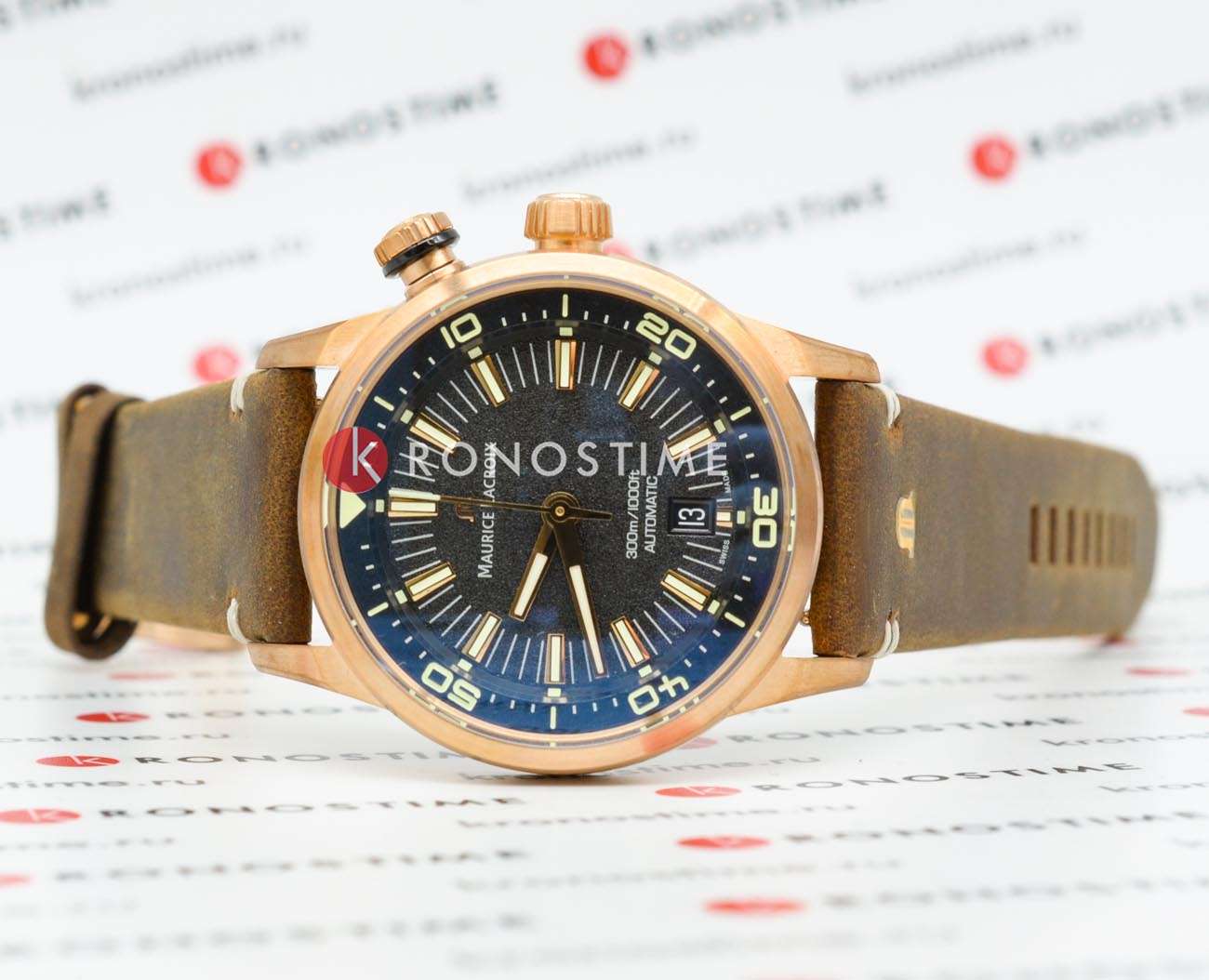 Maurice Lacroix Maurice Lacroix Pontos S Diver PT6248-BRZ01-330-3 , наручные мужские часы фото под углом