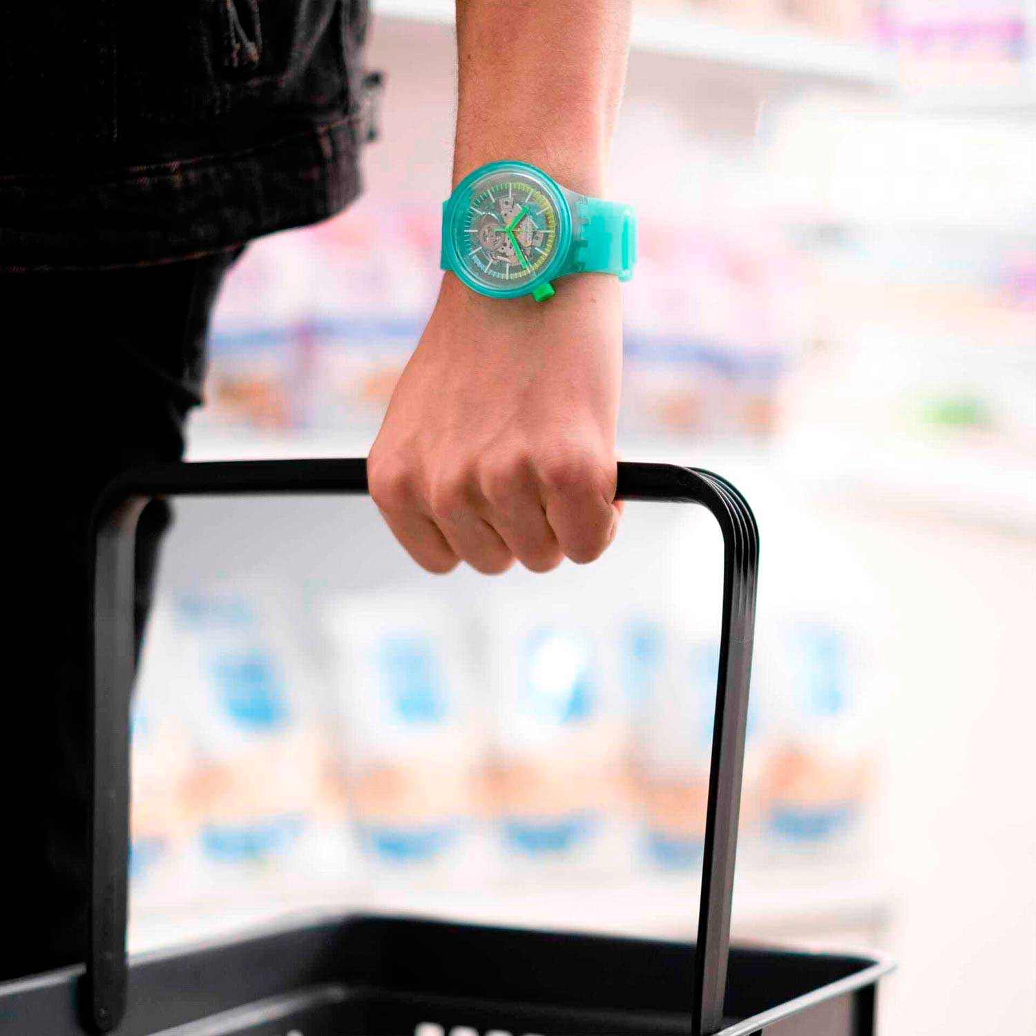 Swatch Swatch Big Bold Swatch Pay! SO27L100-5300, big bold швейцария мужские часы на браслете силикон боковой вид