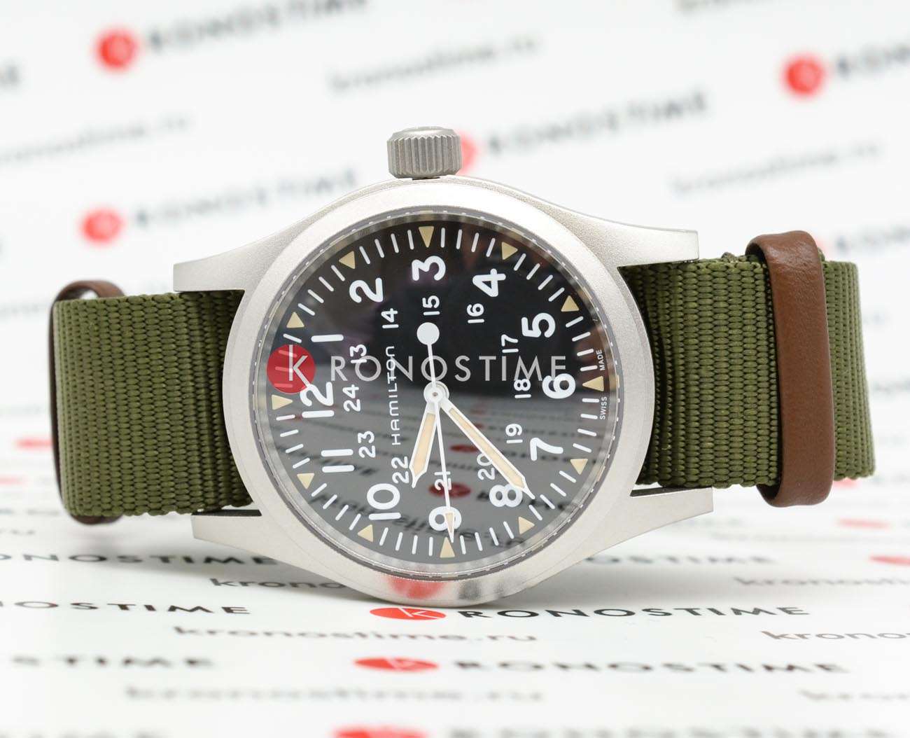 Hamilton Hamilton Khaki Field Mechanical H69439931 , наручные мужские часы фото под углом
