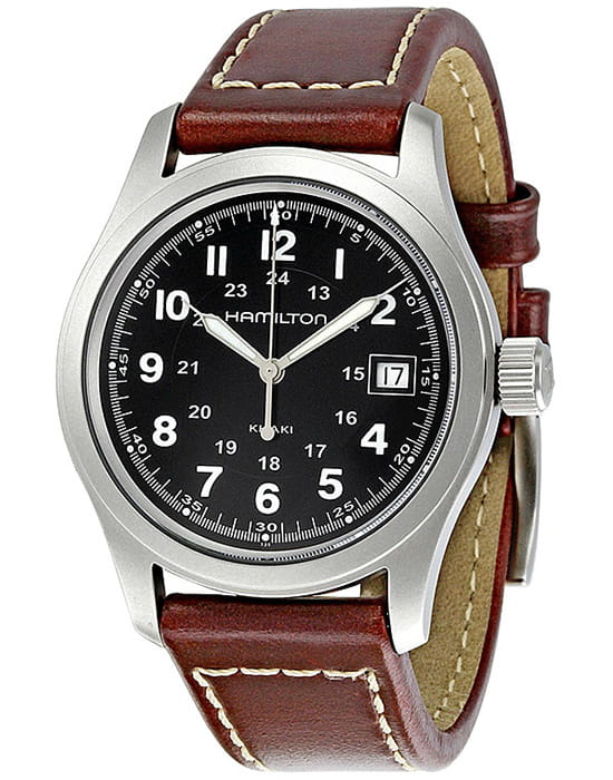 Hamilton Hamilton Khaki Field Quartz H68411533 , наручные мужские часы фото под углом