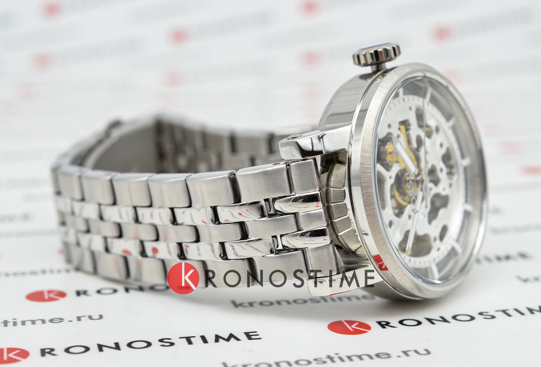 Fossil Fossil Original Boyfriend Automatic ME3067 механические женские часы часы крупный план серебристый циферблата