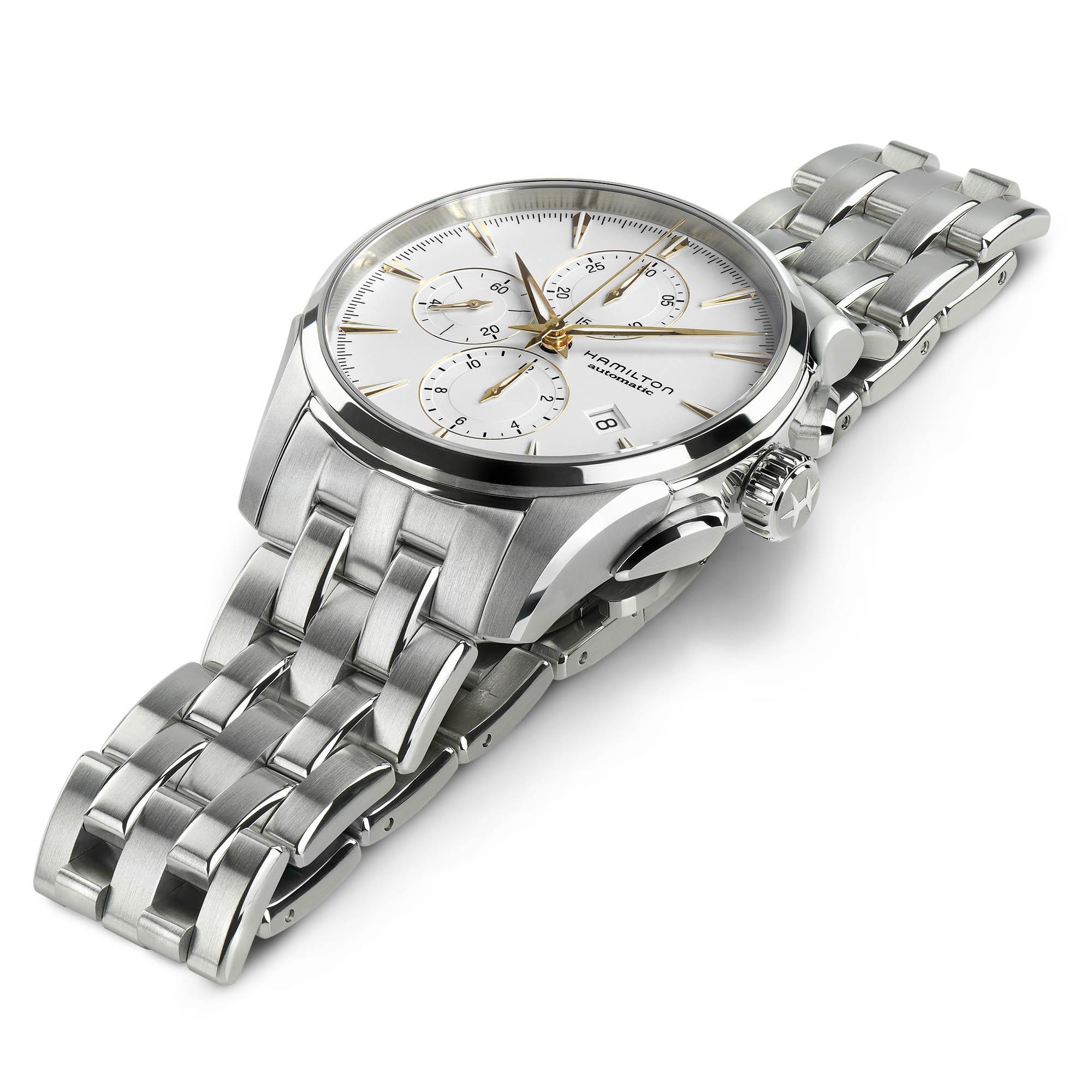 Hamilton Hamilton Jazzmaster Auto Chrono H32586111 , наручные мужские часы фото под углом