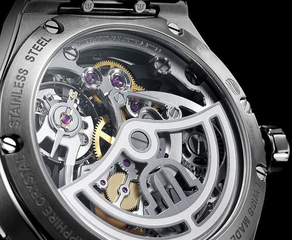 Maurice Lacroix Maurice Lacroix Aikon Automatic Skeleton AI6028-SS002-030-2 мужские часы  циферблат на запястье