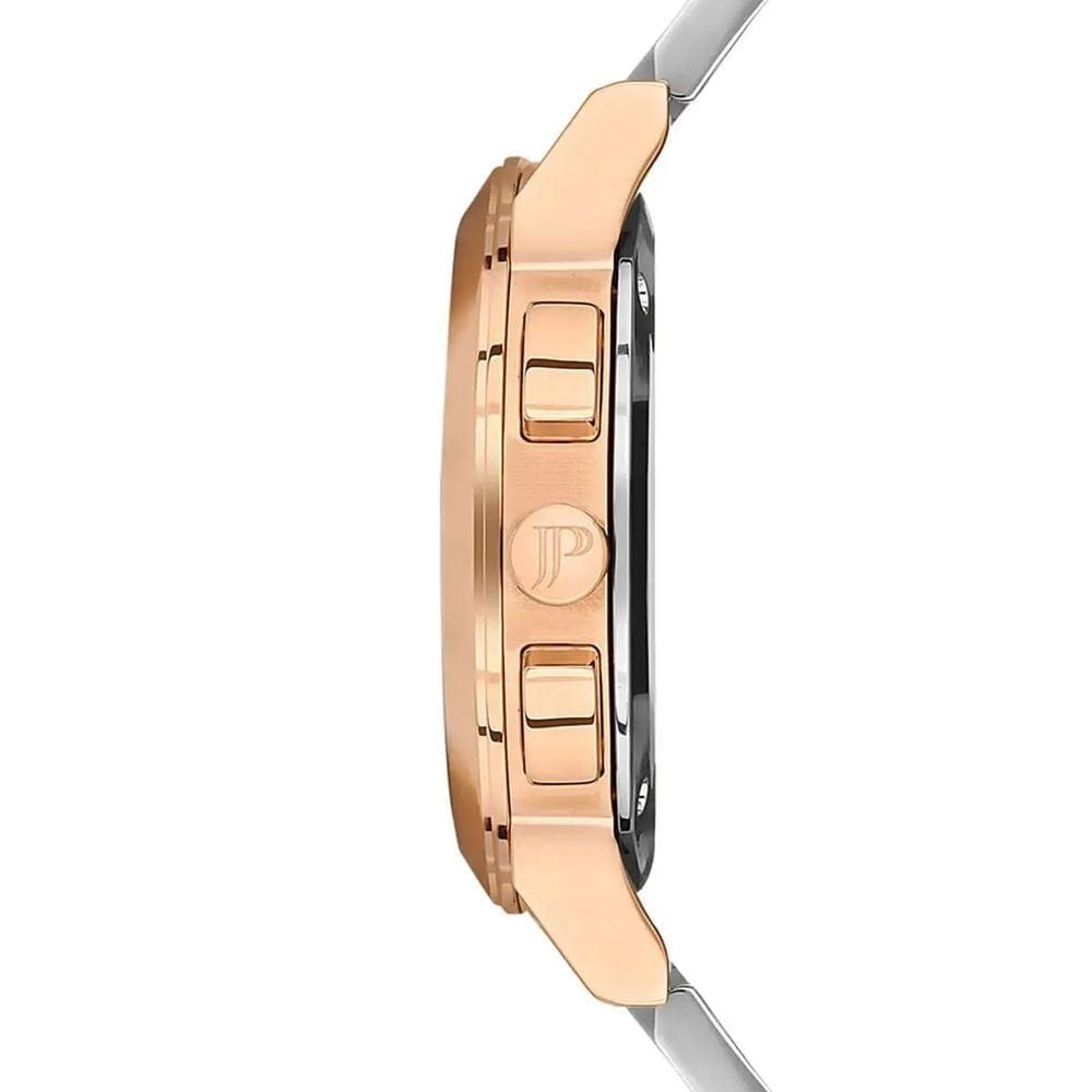 Jacques Philippe Jacques Philippe Cosmos JPQLC323328N,  швейцария женские часы на браслете нержавеющая сталь с pvd-покрытием боковой вид