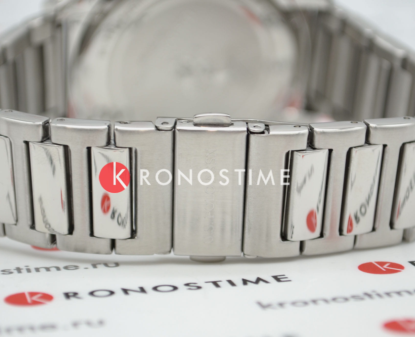 U.S. Polo Assn. U.S. Polo Assn. Crossing USPA1008-10  - задняя крышка металл сталь корпуса, сша часы
