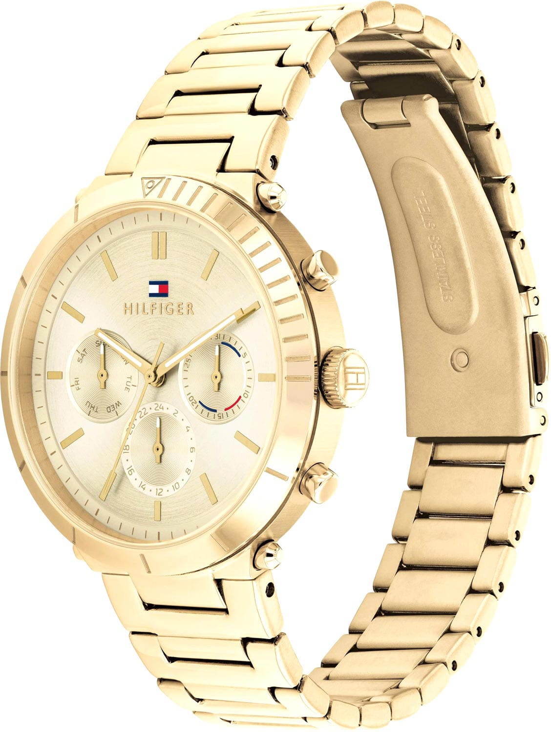 Tommy Hilfiger Tommy Hilfiger Multifunction 1782350,  сша женские часы на браслете нержавеющая сталь боковой вид