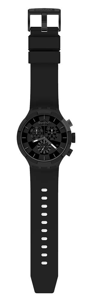 Оригинальные часы Swatch Swatch Big Bold Chrono SB02B400 кварцевые калибр механизма  общий вид
