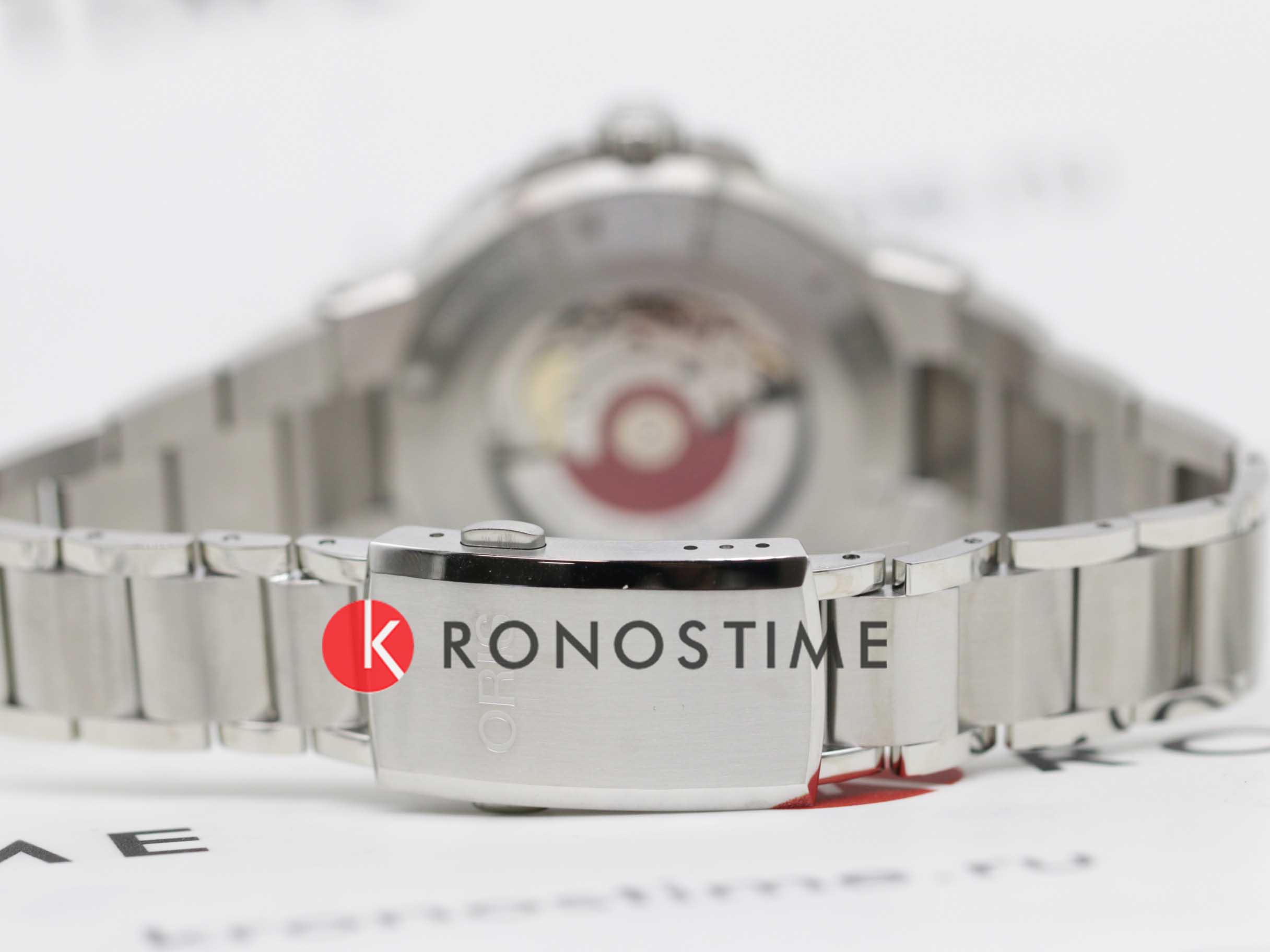 Oris Oris Aquis Date  01 733 7789 4135-07 8 23 04PEB мужские часы синий циферблат на запястье