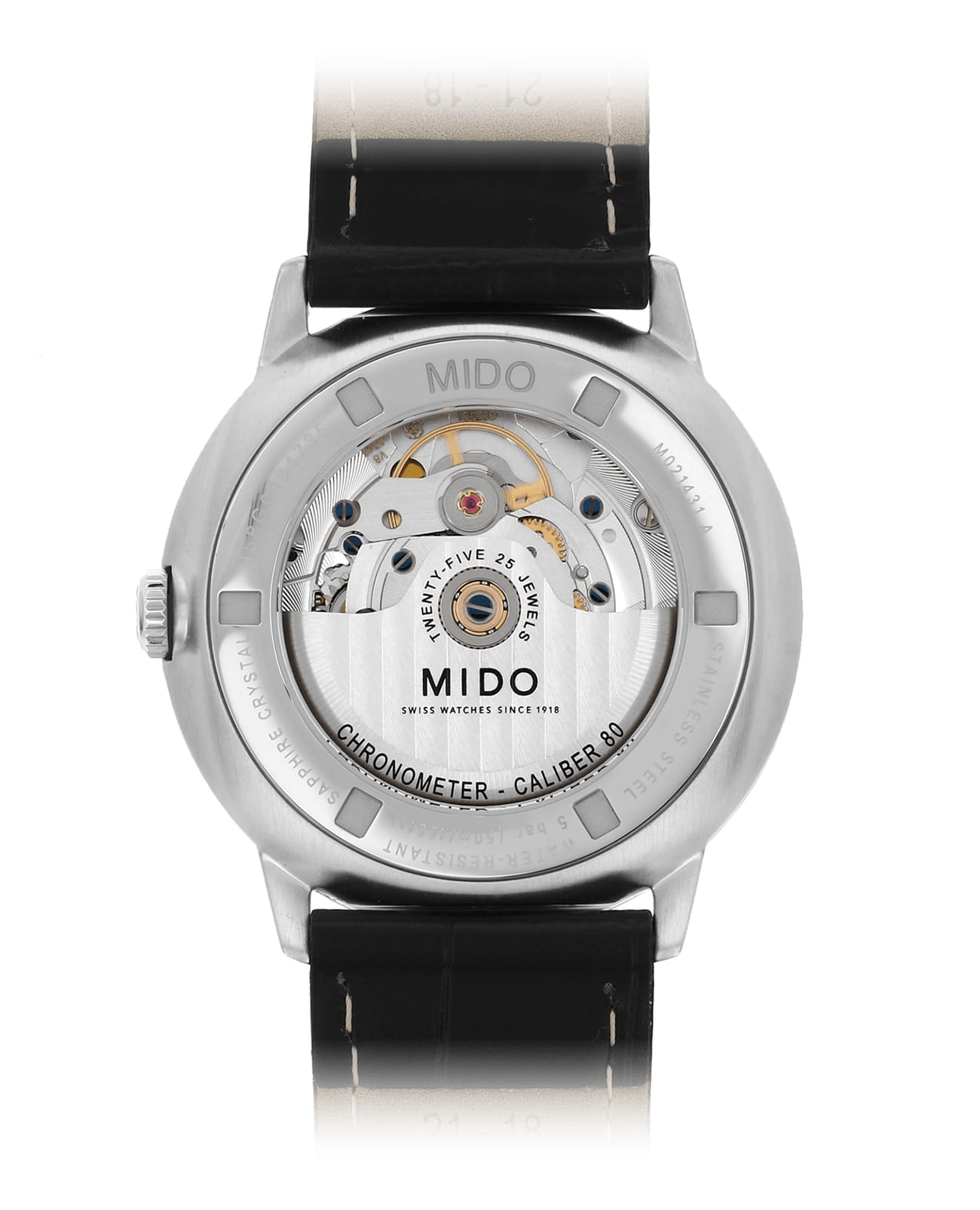 Mido Mido Commander Chronometer M021.431.16.031.00 , наручные мужские часы фото под углом