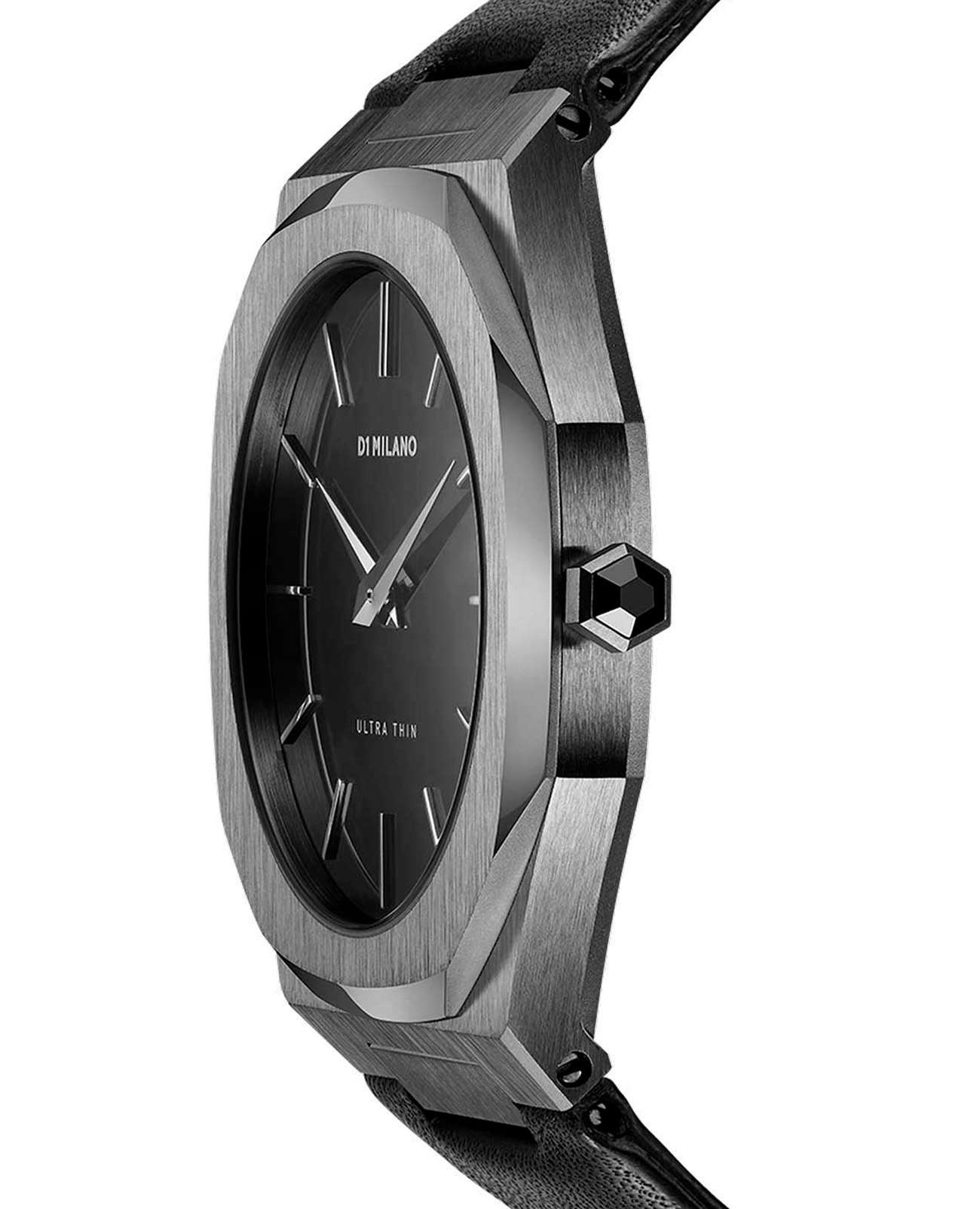 D1 Milano D1 Milano Ultra Thin UTLJ02,  италия мужские часы на браслете кожаный боковой вид