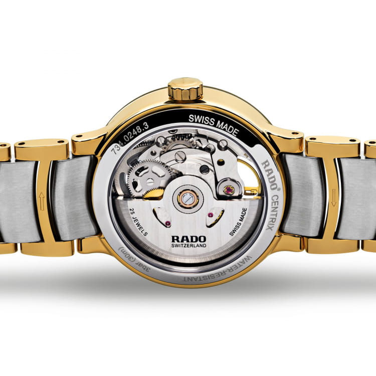 Оригинальные часы Rado Rado Automatic Diamonds Open Heart R30246013 механические калибр механизма eta c07.631 общий вид