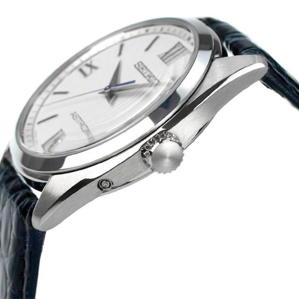 Seiko Seiko Astron SBXY035, astron gps япония мужские часы на браслете кожаный боковой вид