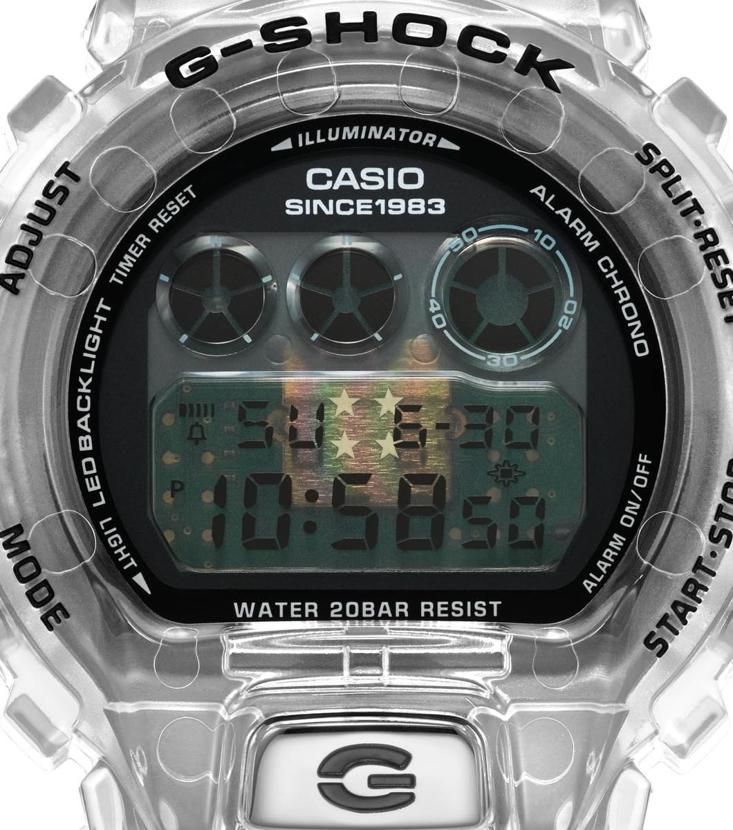 Casio Casio G-Shock DW-6940RX-7 лимитированной серии — детали корпуса и каучук