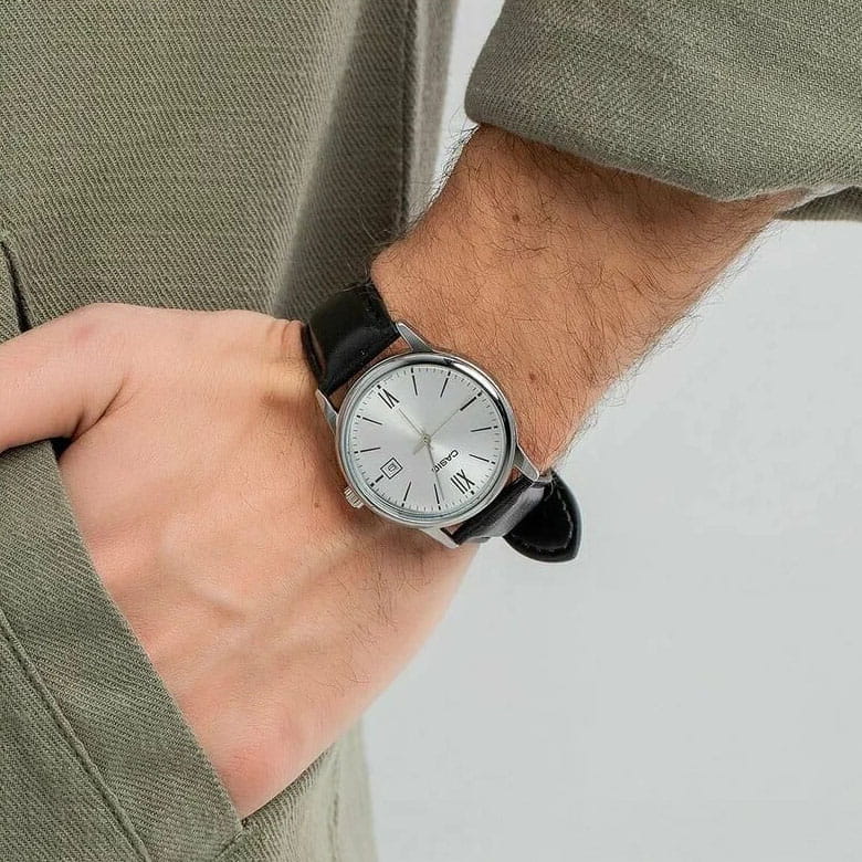 Casio Casio Collection MTP-V002L-7B3UDF (MTP-V002L-7B3) , наручные мужские часы фото под углом