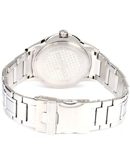 Jacques Lemans Jacques Lemans Classic 1-1540E кварцевые мужские часы часы крупный план серебристый циферблата