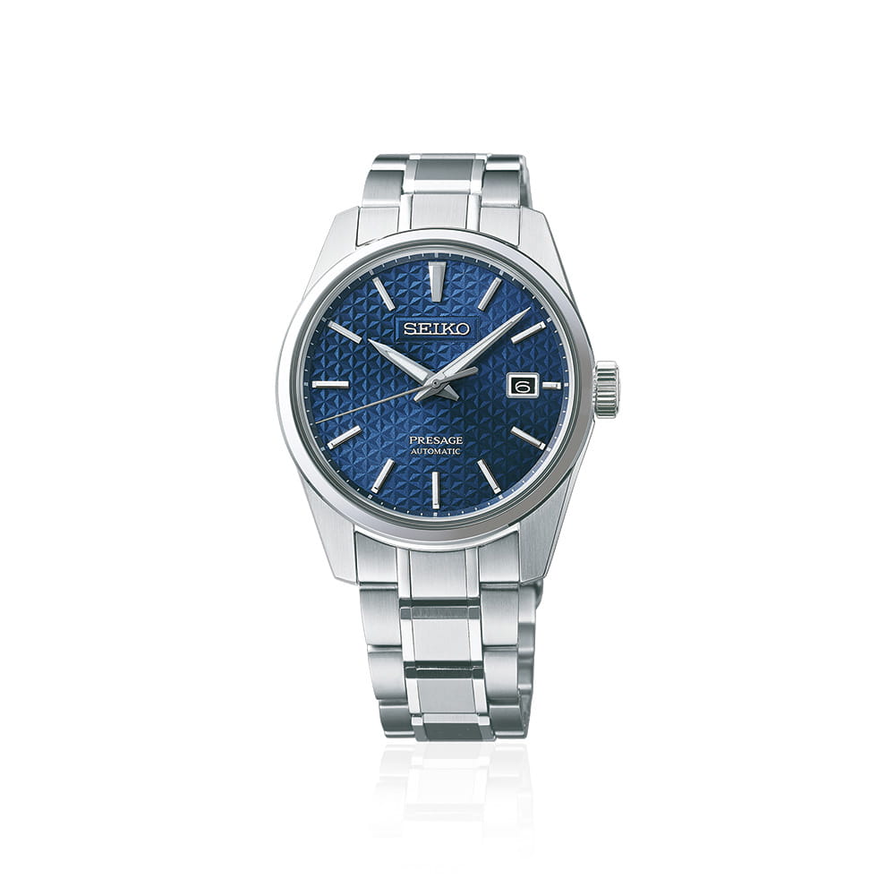 Оригинальные часы Seiko Seiko Presage Sharp Edged Series SPB167 механические калибр механизма 6r35 общий вид