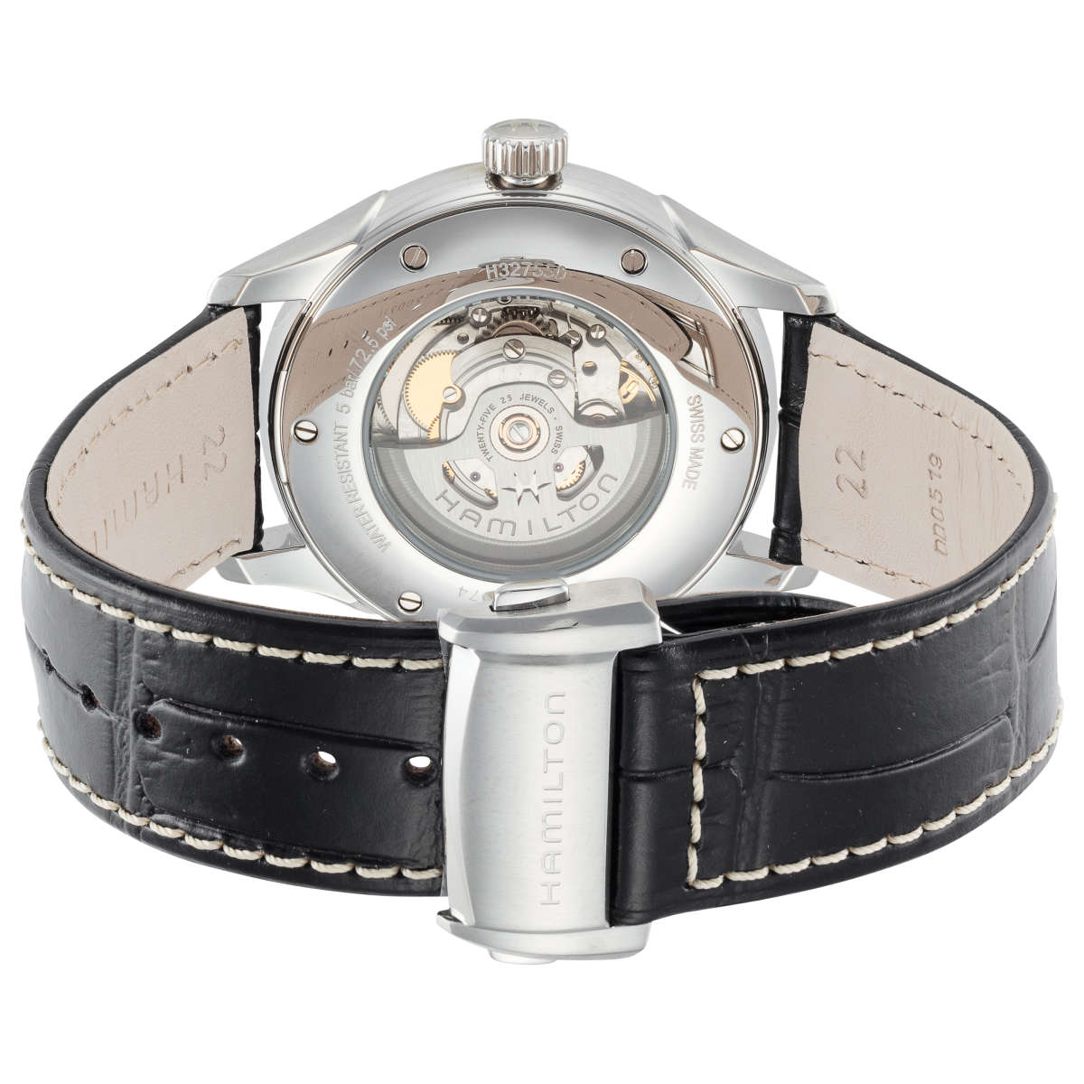 Hamilton Hamilton Jazzmaster Viewmatic Auto H32755731, jazzmaster швейцария мужские часы на браслете кожаный боковой вид