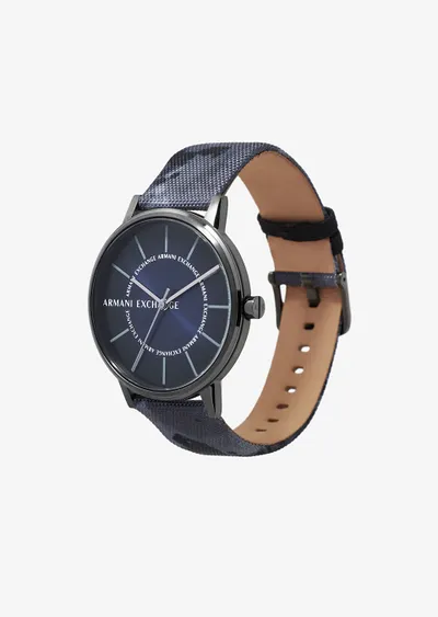 Armani Exchange Armani Exchange Cayde AX2752 мужские часы синий циферблат на запястье