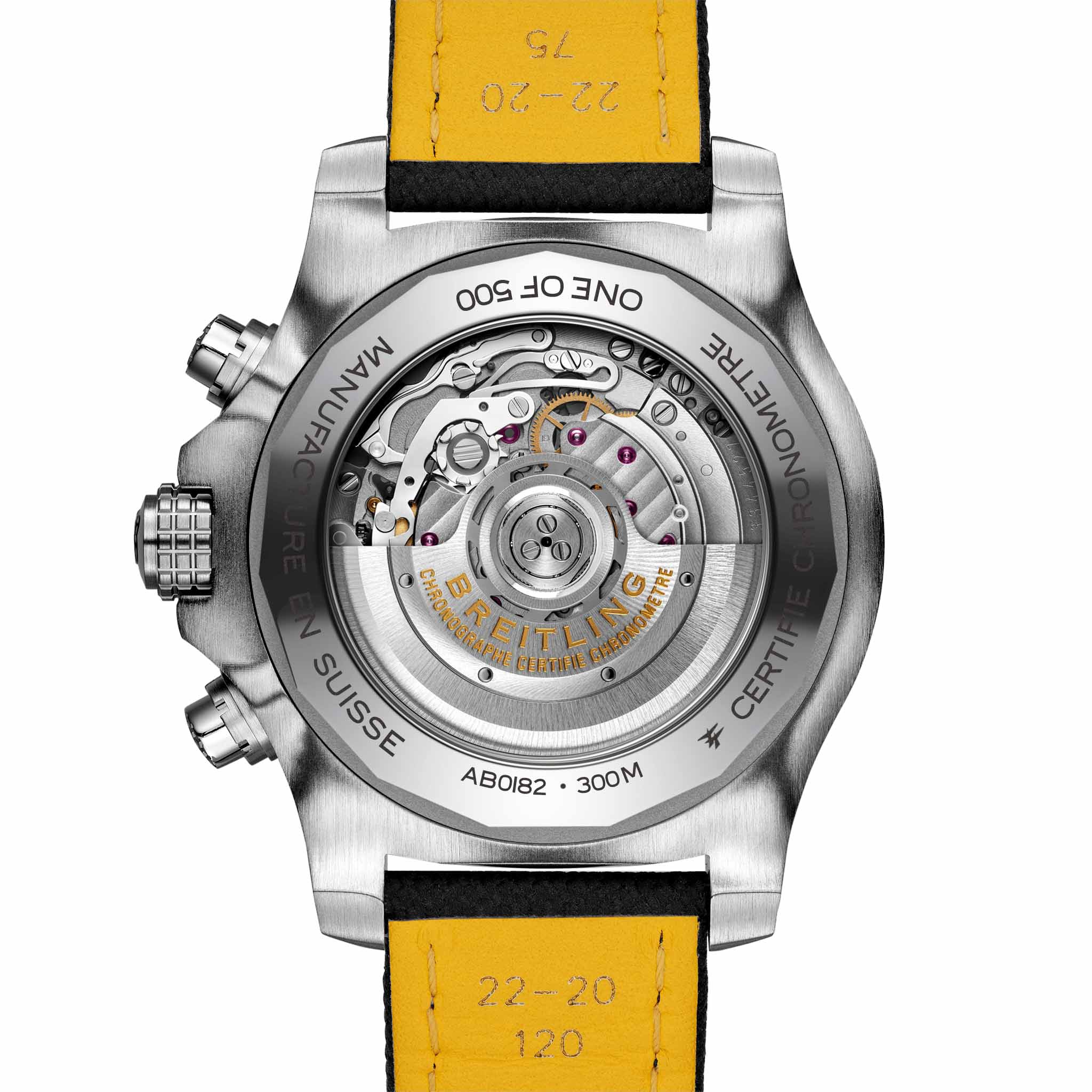 Оригинальные часы Breitling Breitling Avenger B01 Chronograph 45 AB01821A1B1X1 механические калибр механизма мануфактурный механизм breitling caliber b01 общий вид
