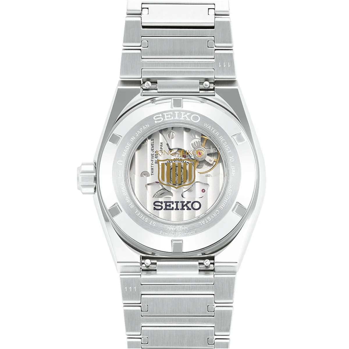 Seiko Seiko Prospex SLA089J1 механические мужские часы часы крупный план коричневый циферблата