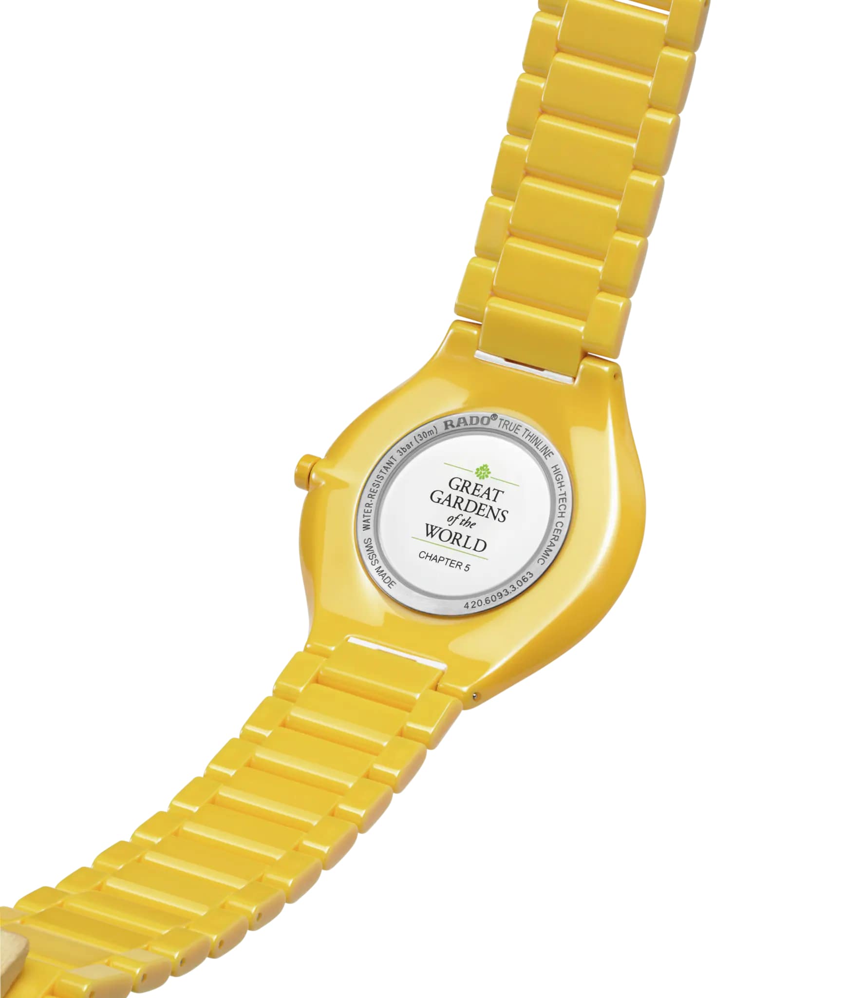 Rado Rado True Thinline x Great Gardens of the World R27122252, true thinline швейцария женские часы на браслете высокотехнологичная керамика боковой вид