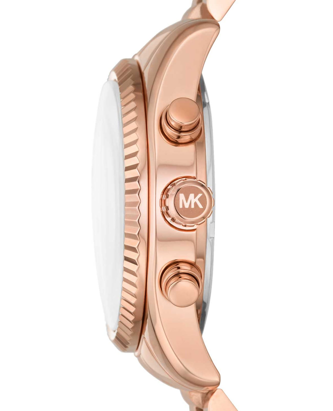 Michael Kors Michael Kors Lexington MK7217,  сша женские часы на браслете сталь c pvd покрытием боковой вид