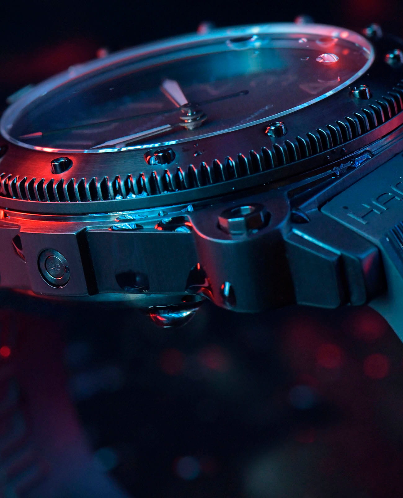 Hamilton H78505332 мужские часы застежка крупным планом
