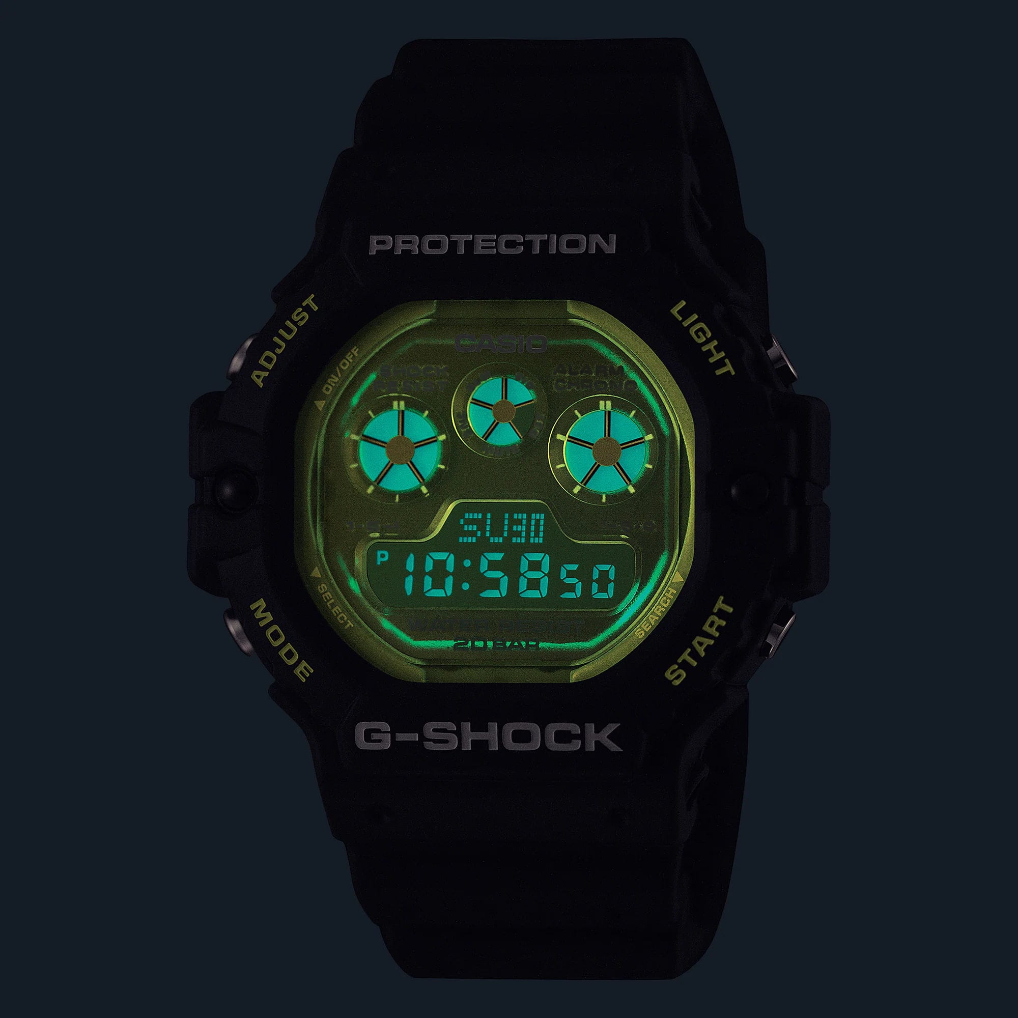 Casio Casio G-Shock DW-5900TS-1  - задняя крышка пластик корпуса, япония часы