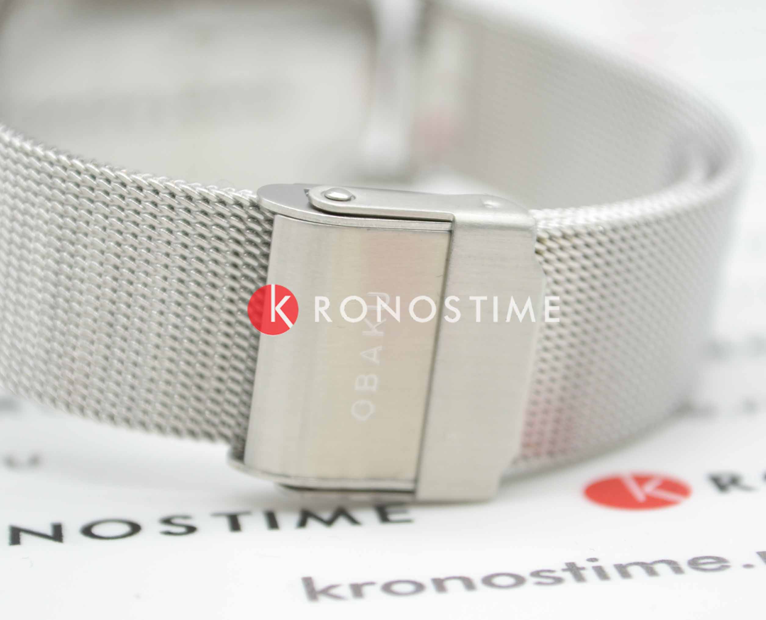Obaku V270LDABMC женские часы застежка крупным планом