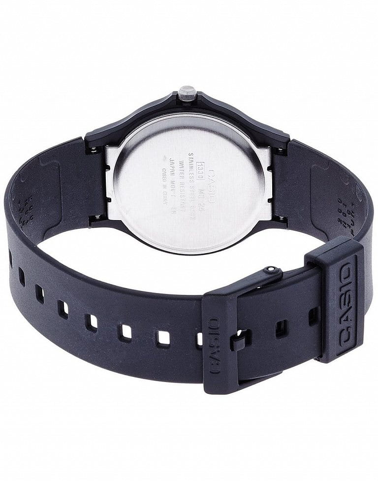 Casio Casio Collection MQ-24-7B3LDF (MQ-24-7B3L) кварцевые мужские часы часы крупный план белый циферблата