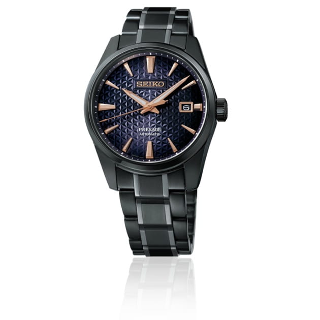 Seiko Seiko Presage Sharp Edged Series SPB363, presage япония мужские часы на браслете нержавеющая сталь с pvd-покрытием боковой вид