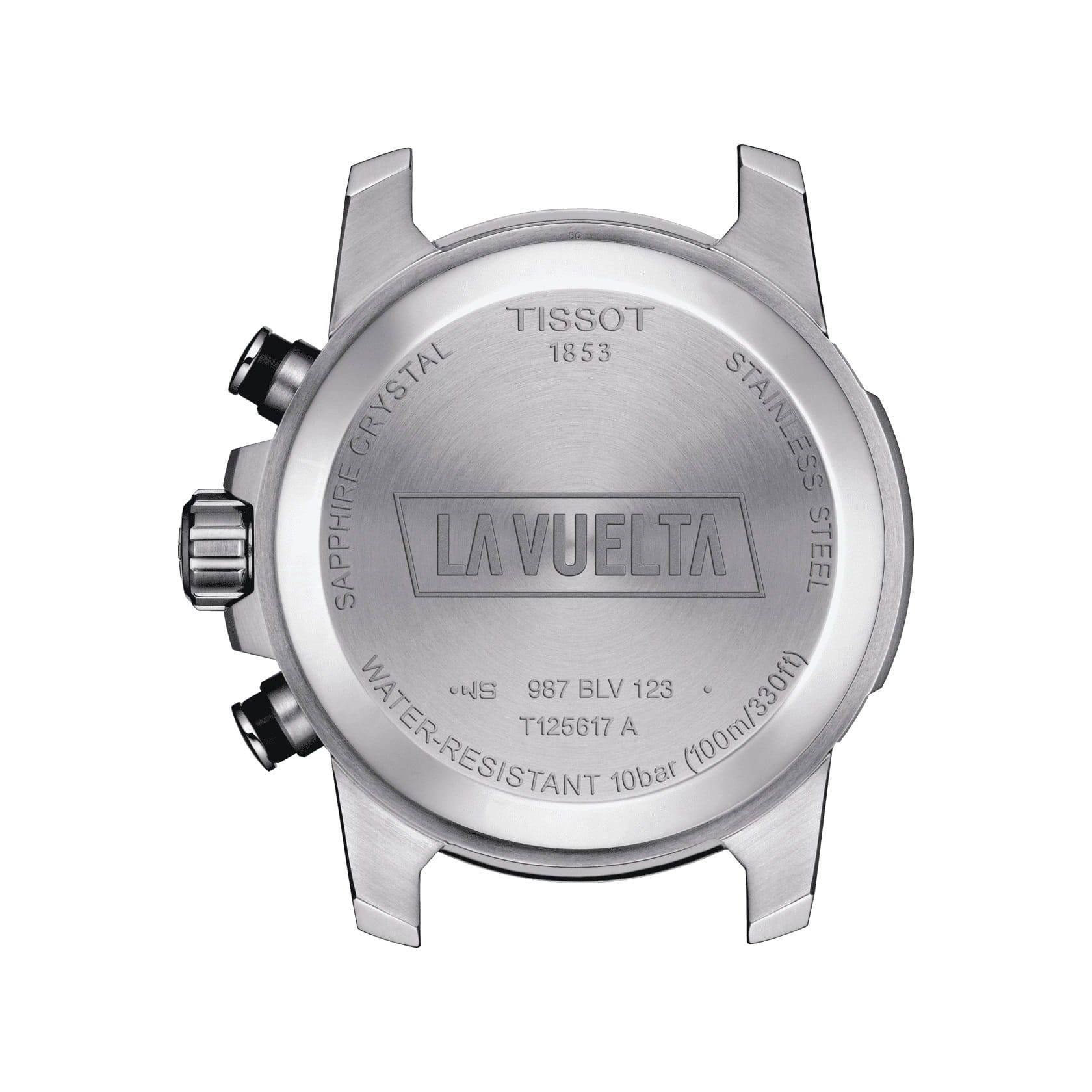 Tissot Tissot SuperSport Chrono Vuelta Special Edition T125.617.17.051.01 кварцевые мужские часы часы крупный план черный циферблата