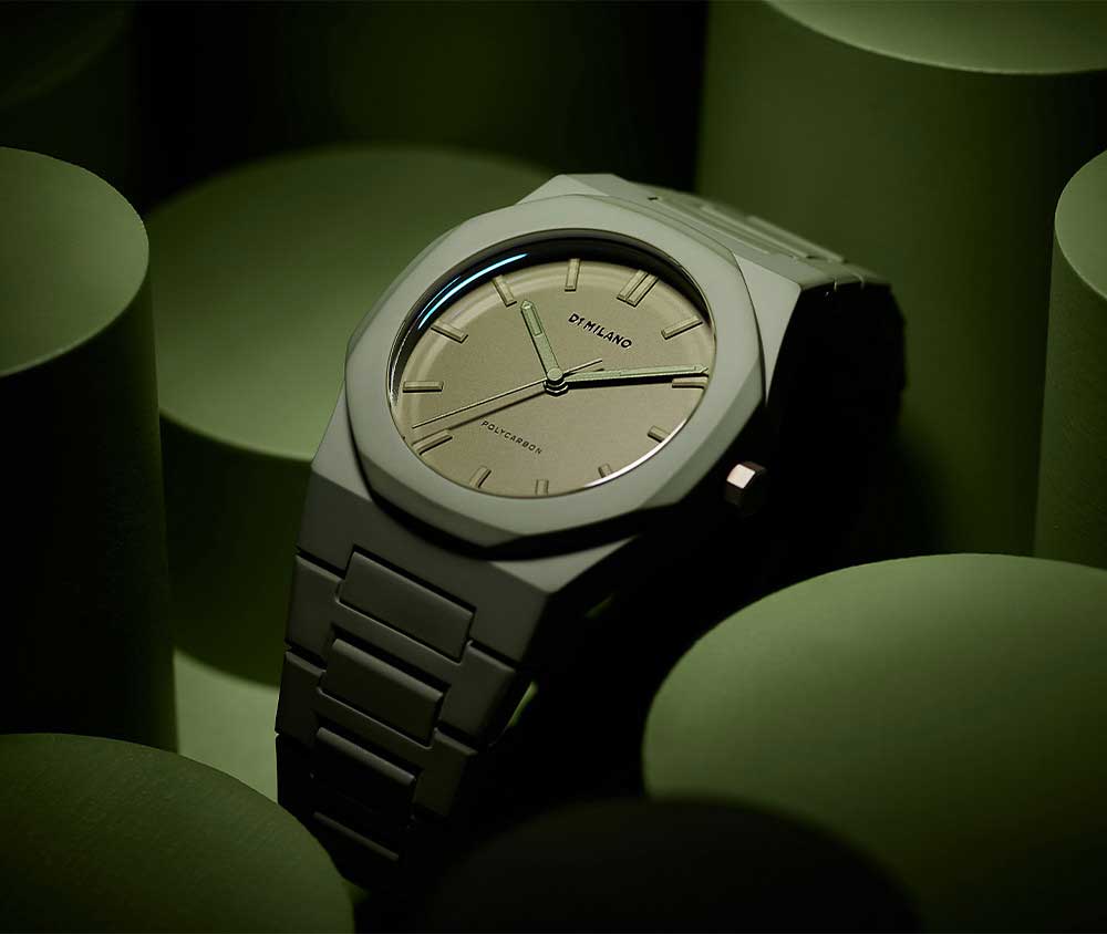 D1 Milano D1 Milano Polycarbon PCBJ22 кварцевые часы с аксессуарами мужские часы модель PCBJ22