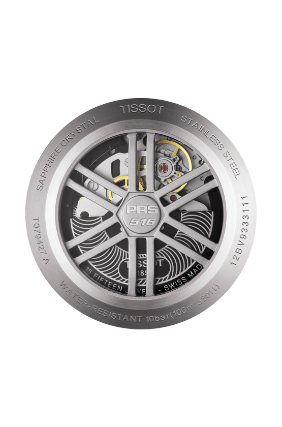 Tissot Tissot PRS 516 Extreme Automatic Chronograph T079.427.27.057.00, t-sport швейцария мужские часы на браслете карбон + полимер боковой вид