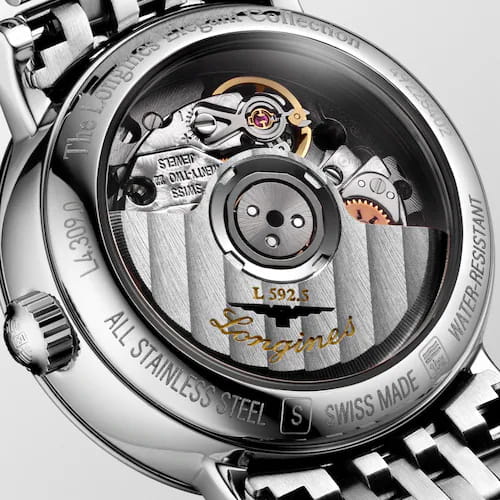 Longines Longines Elegance Elegant Collection 25.50 mm L4.309.0.80.6, elegant collection швейцария женские часы на браслете нержавеющая сталь боковой вид