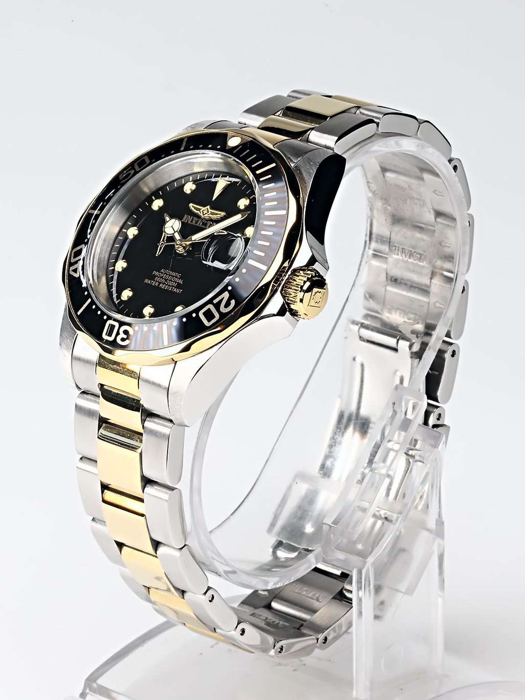 Invicta Invicta Pro Diver IN17043,  сша мужские часы на браслете нержавеющая сталь с ip-покрытием боковой вид