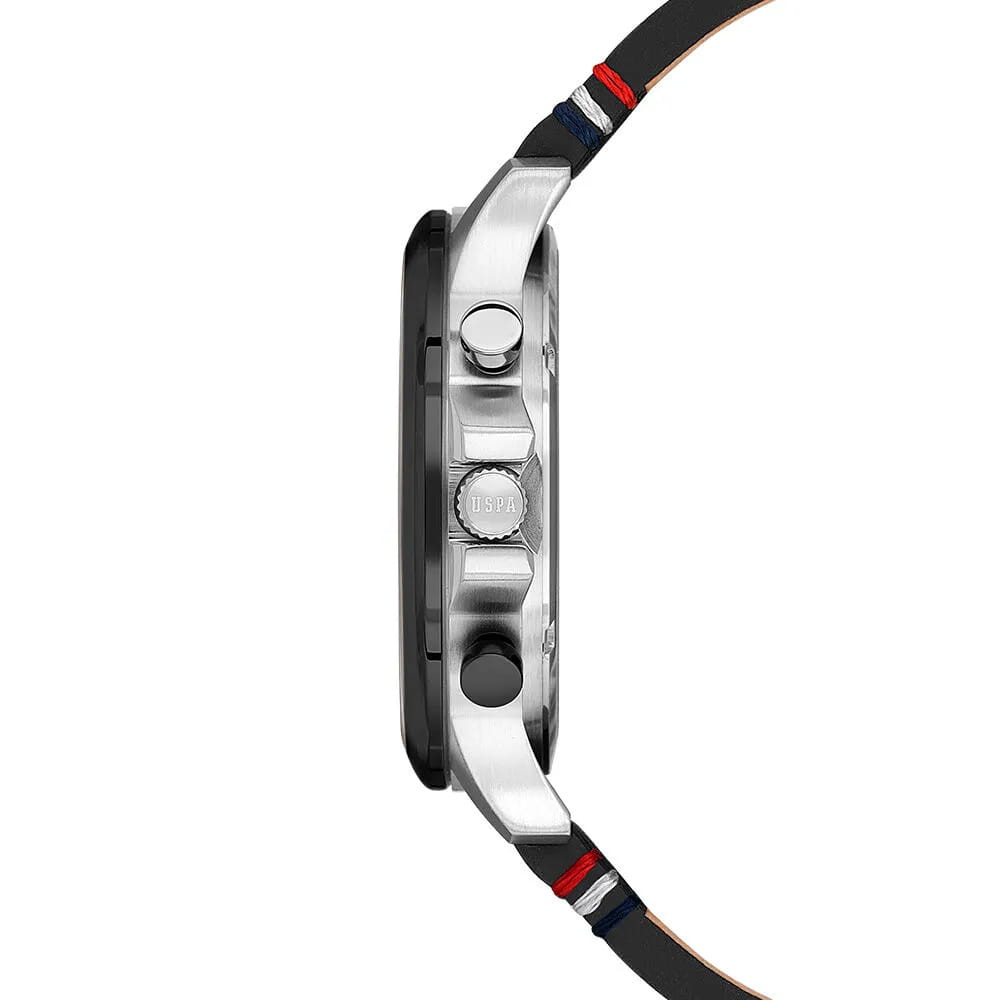 U.S. Polo Assn. U.S. Polo Assn. Crossing USPA1099-04 , наручные мужские часы фото под углом