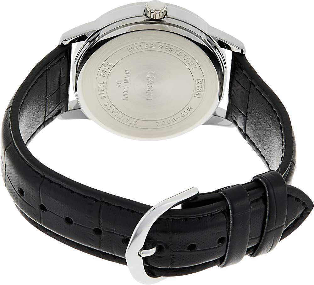 Casio Casio Collection MTP-V002L-7B3UDF (MTP-V002L-7B3) мужские часы серебристый циферблат на запястье