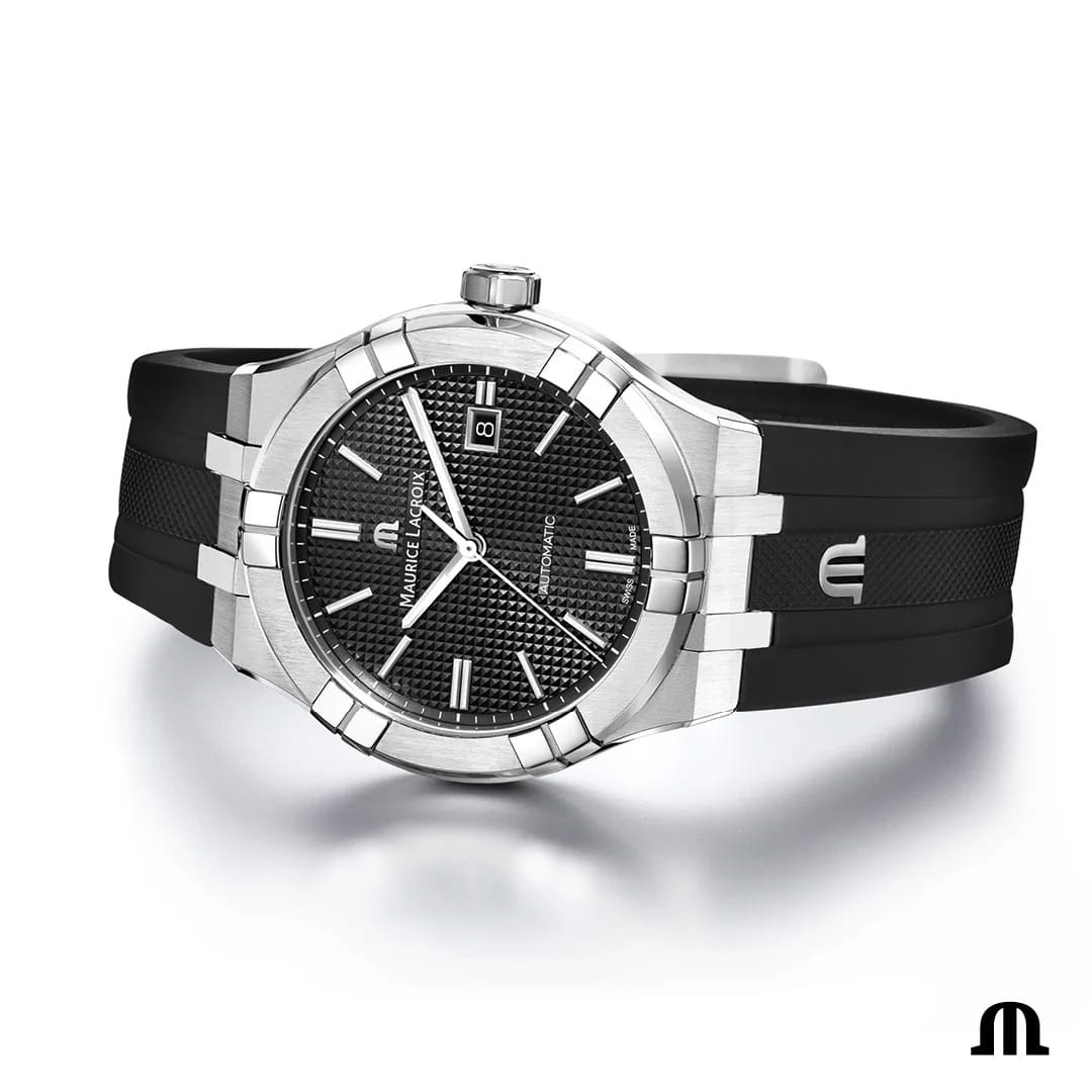 Maurice Lacroix Maurice Lacroix Aikon Automatic AI6008-SS00F-330-A , наручные мужские часы фото под углом