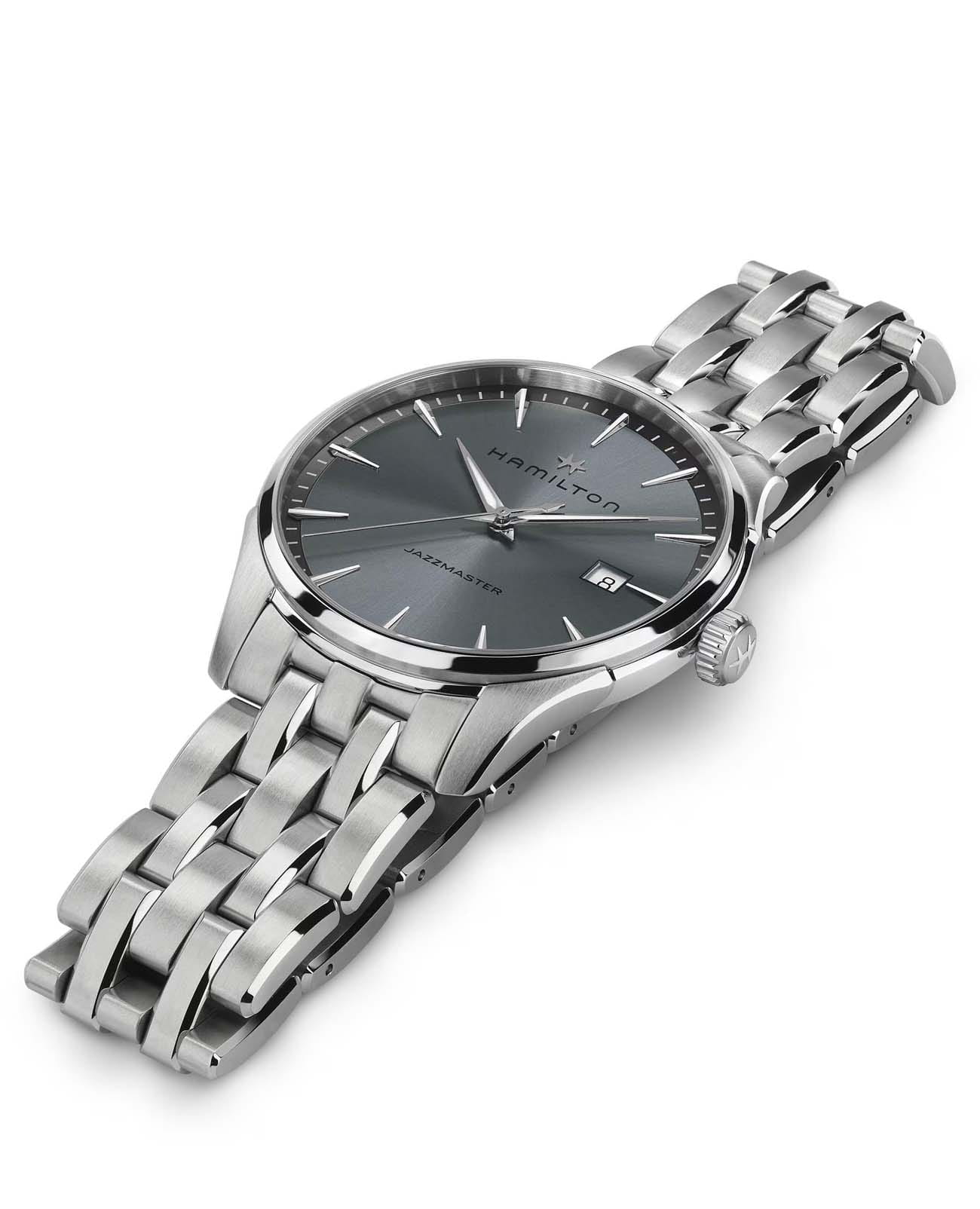 Hamilton Hamilton Jazzmaster Gent Quartz H32451142 , наручные мужские часы фото под углом