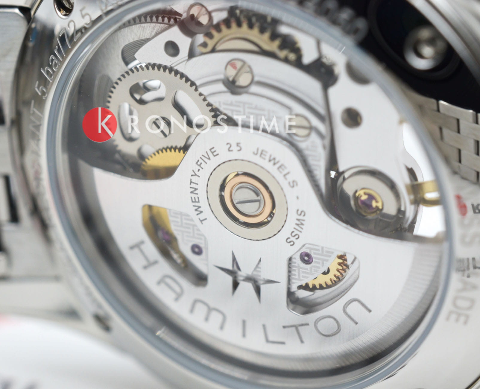 Оригинальные часы Hamilton Hamilton Jazzmaster Viewmatic Skeleton Lady Auto H32405111 механические калибр механизма h-10-s общий вид
