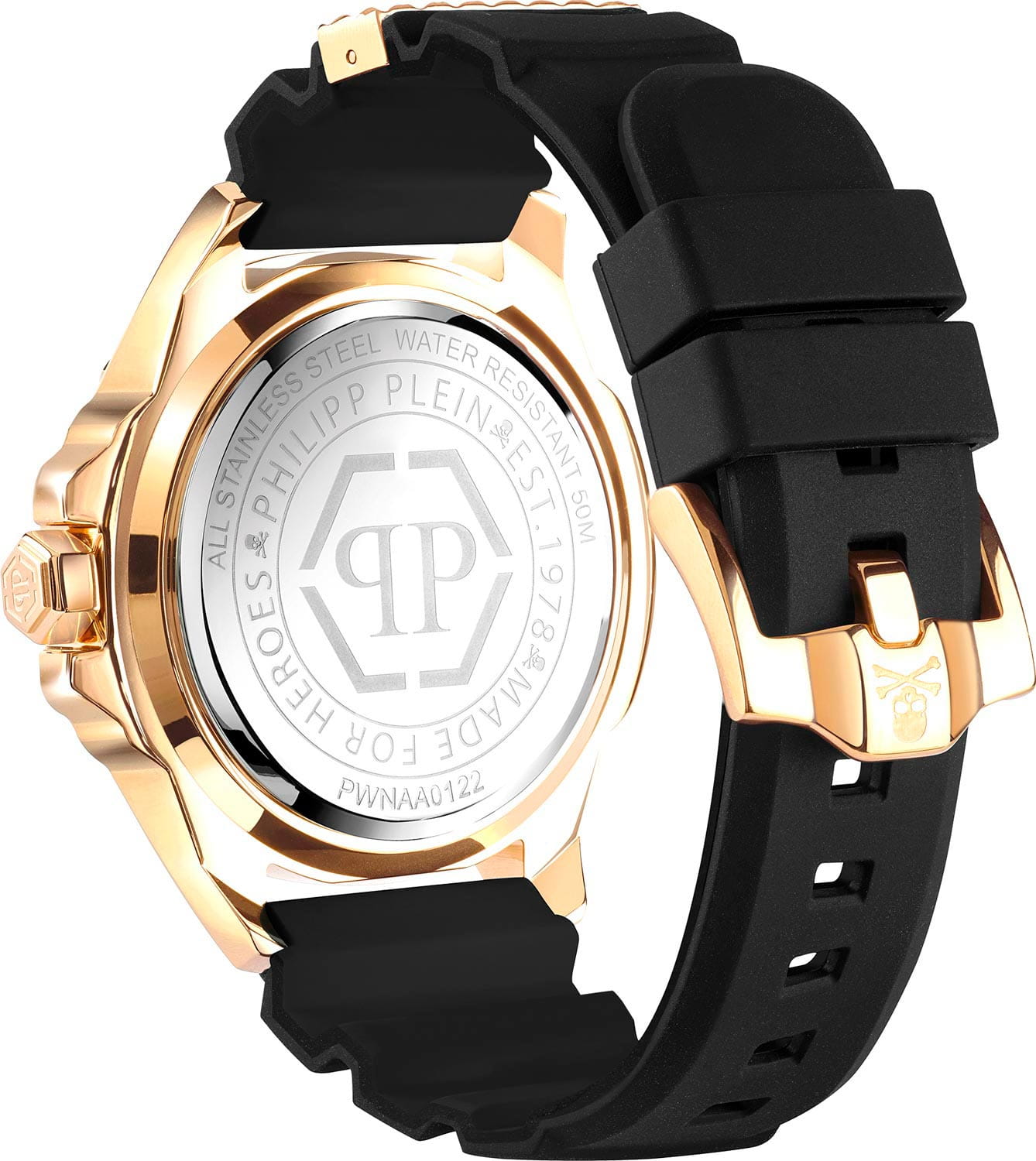 Оригинальные часы Philipp Plein Philipp Plein The Skull PWNAA0122 кварцевые калибр механизма  общий вид