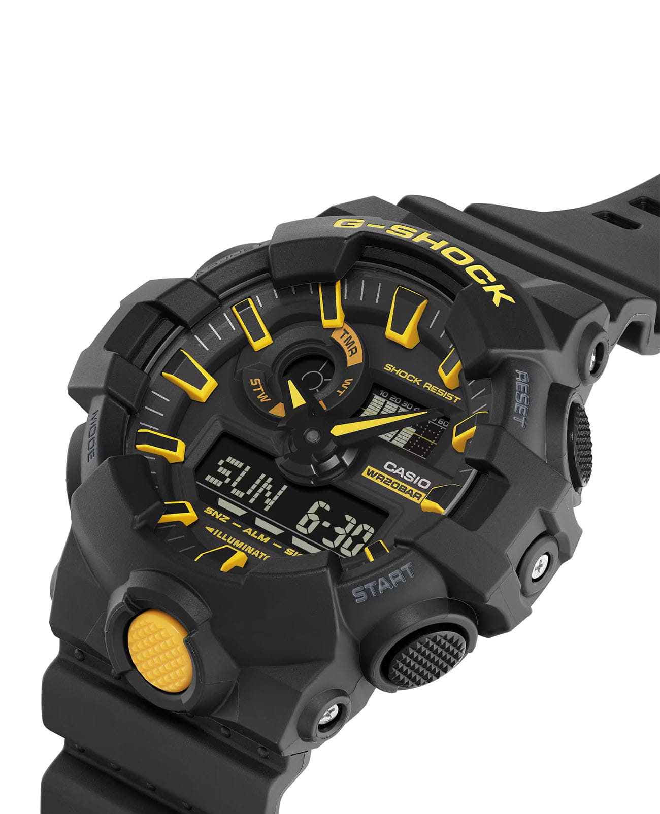 Оригинальные часы Casio Casio G-Shock GA-700CY-1ADR (GA-700CY-1A) электронные калибр механизма  общий вид