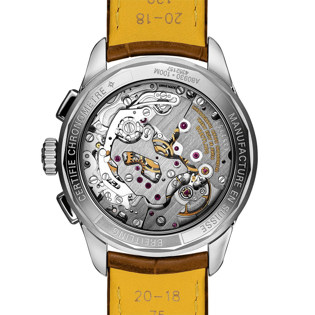 Оригинальные часы Breitling Breitling Premier B09 Chronograph 40 AB0930D31L1P1 механические калибр механизма мануфактурный механизм breitling caliber b09 общий вид