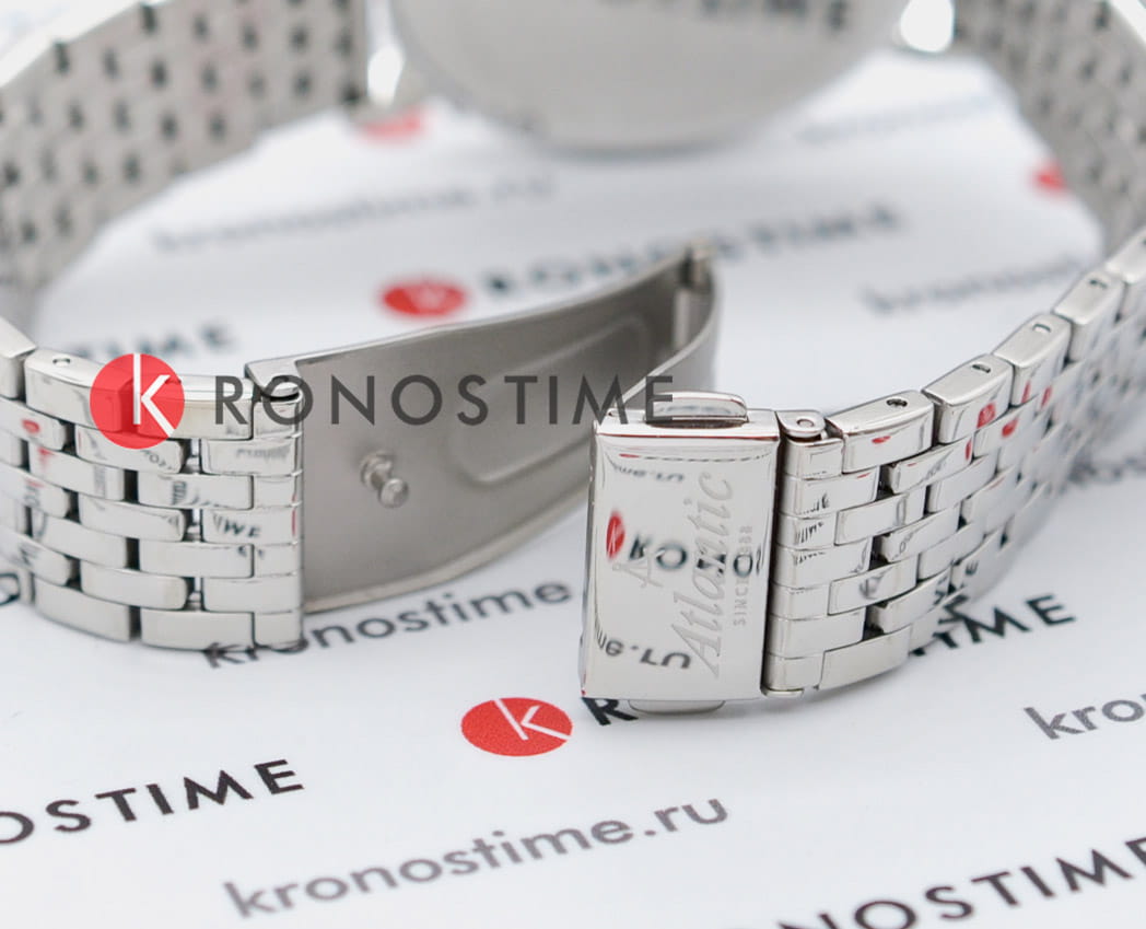 Atlantic Atlantic Seabase 60357.41.55 кварцевые мужские часы часы крупный план синий циферблата